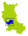 Carte situant le canton de Montbrison dans la Loire