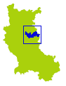 carte représentant la situation du canton de Néronde dans la Loire