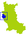 Carte situant le canton de Noirétable dans la Loire