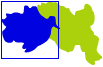 Carte situant le canton de Saint-Etienne Nord Ouest 2 dans la Loire