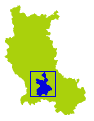 Carte situant le canton de Saint-Rambert-sur-Loire dans la Loire