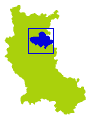Carte situant le canton de Saint-Symphorien-de-Lay dans la Loire