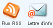 Flux RSS et lettre d'information