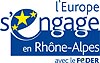 Logo L'Europe s'engage en Rhône-Alpes avec le FEDER