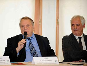 Michel Chartier, Vice-Président chargé de l'eau et de l'assainissement