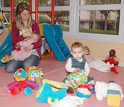 Enfants accueillis en crèche collective