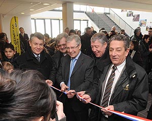 Gilles Artigues, Jean-Paul Vignoud, Bernard Bonne, François Rochebloine et Jean-Claude Charvin