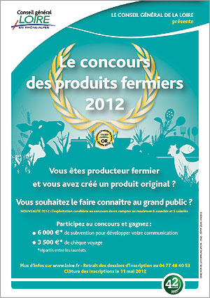 Appel à candidature pour le concours des produits fermiers 20112