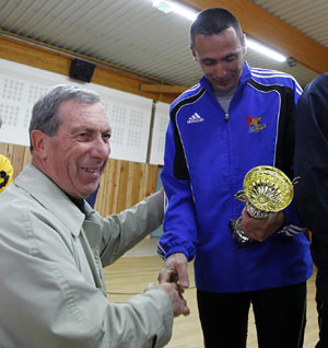 Bernard Philibert, Conseiller général en charge du Service d’incendie et de secours de la Loire (SDIS 42) lors du Challenge de la Qualité.