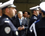 Bernard Bonne le 10 mai lors de la cérémonie en mémoire des policiers morts pour la France.