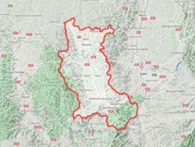 Démographie et topographie de la Loire