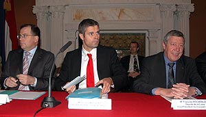 Le Secrétaire d'Etat Laurent Wauquiez à Saint-Etienne