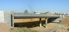 La RD498, chantier du CG42, en cours de réalisation