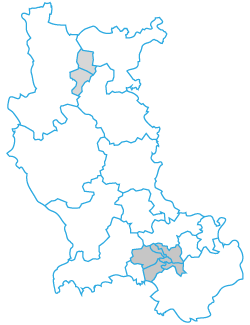 Carte de la Loire divisée en canton