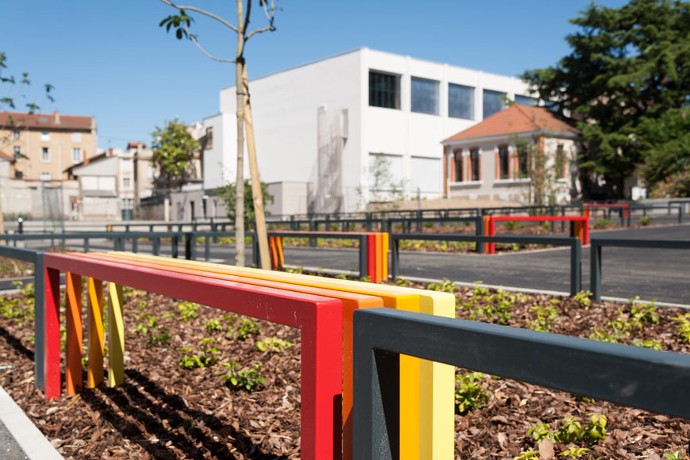 Dernière phase de travaux avant livraison finale du collège Jules Ferry à Roanne