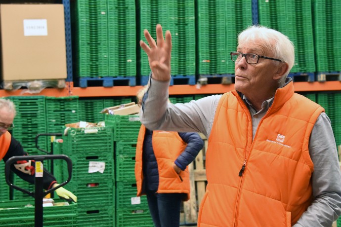 Gérard Ribeyron, président de la BA de la Loire depuis 7 ans, est sur tous les fronts : logistique, gestion des bénévoles, communication, relations publiques ...