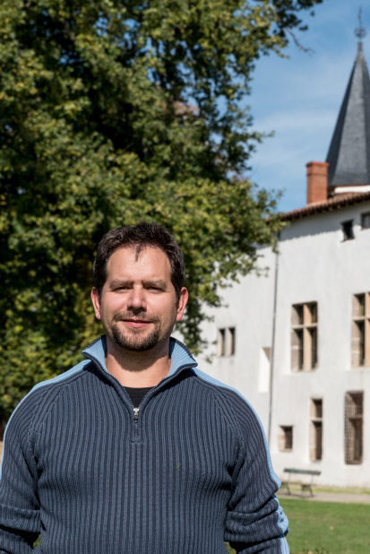Christian Lyonnet, jardinier à la Bâtie d'Urfé