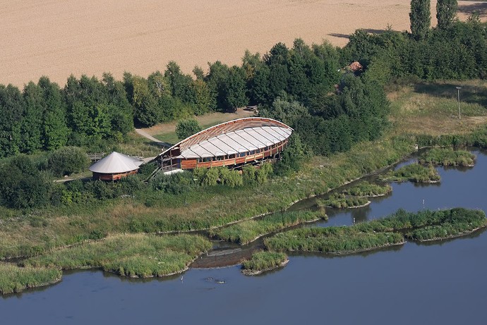 L'Écopôle vu du ciel