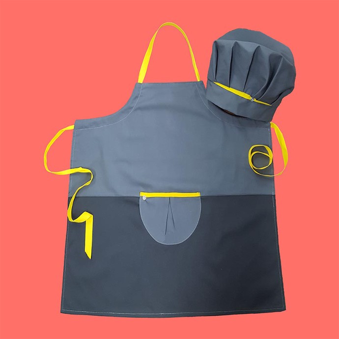 Le tablier enfant Cheffe & Chef… avec sa toque !