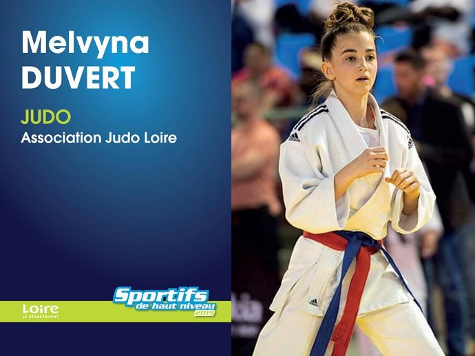 DUVERT Melvyna - Association Judo Loire