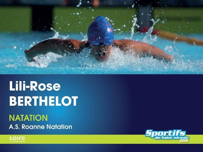 BERTHELOT Lili-Rose - A. S. Roanne Natation