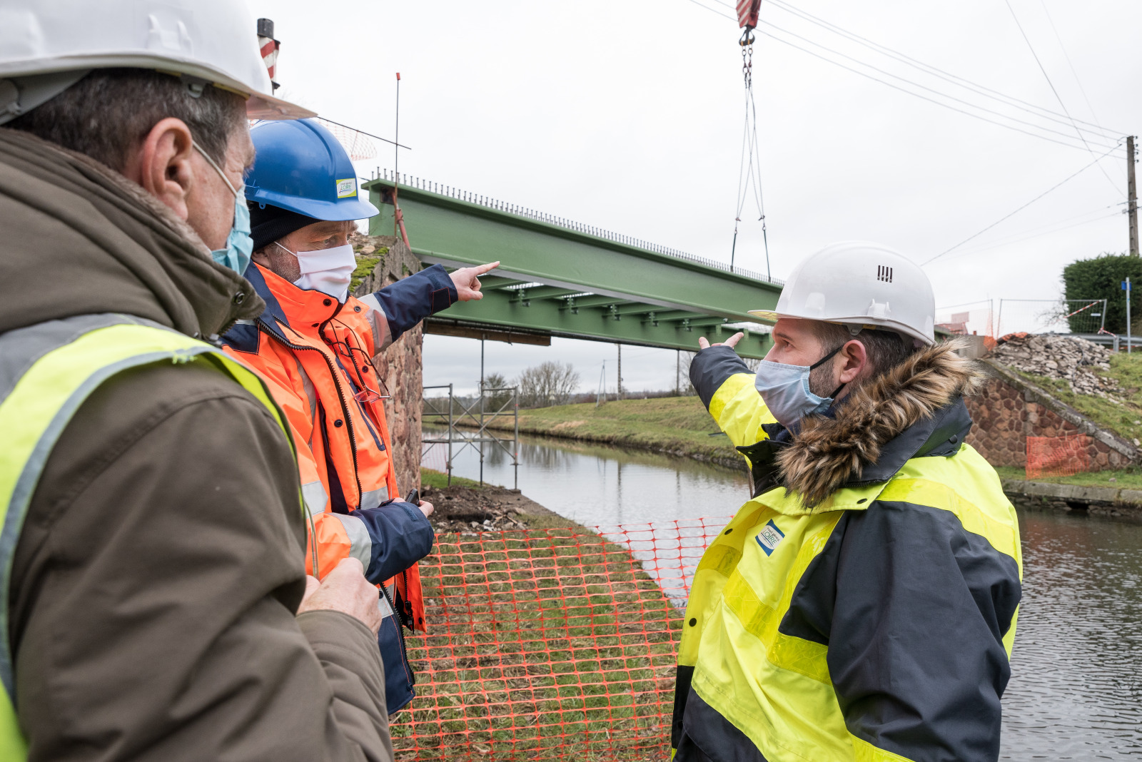 RD 43 : un nouveau pont sur le canal de Roanne à Digoin