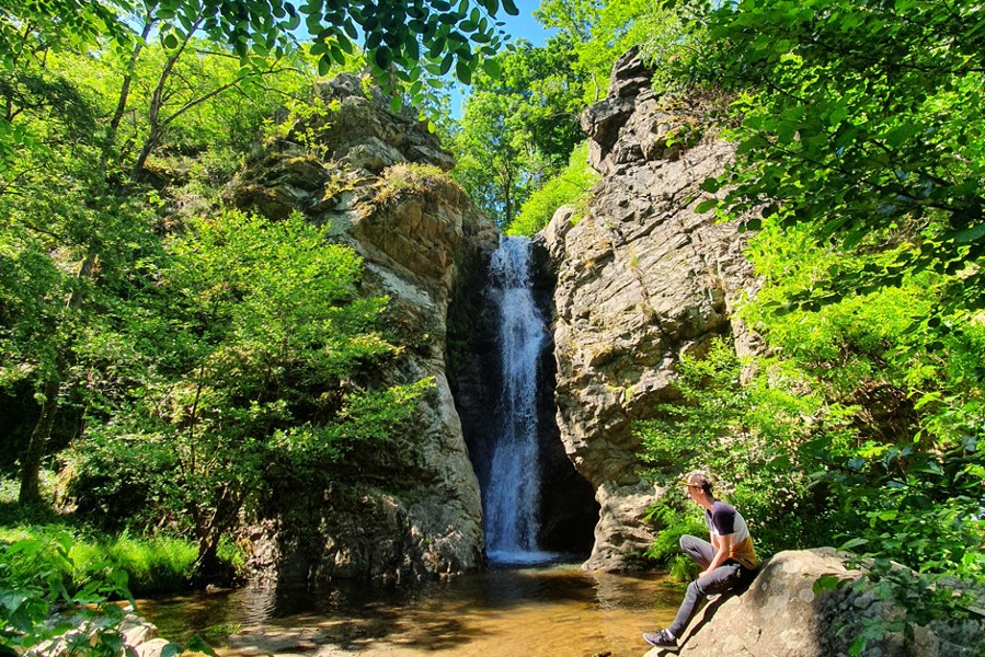Cascade de Lorette d&#39;où jaillit une légende