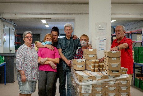 Le Panier couramiaud offre des colis alimentaires aux personnes dans le besoin à Saint-Chamond.