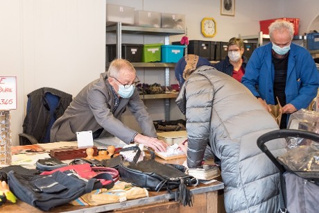 Distribution de colis alimentaires