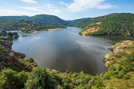 Vue sur les Gorges de la Loire