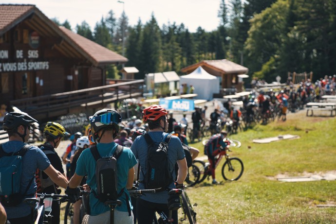 Les courses VTT et enduro se sont disputées à guichet fermé.