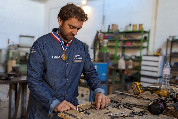 Le Meilleur ouvrier de France a pris possession des anciennes usines Demurger.