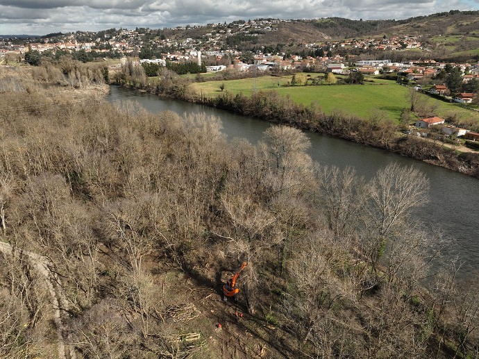 Pendant la phase de dévégétalisation