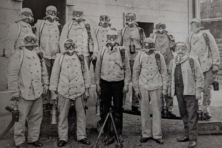 Groupe de sauveteurs de la Loire.