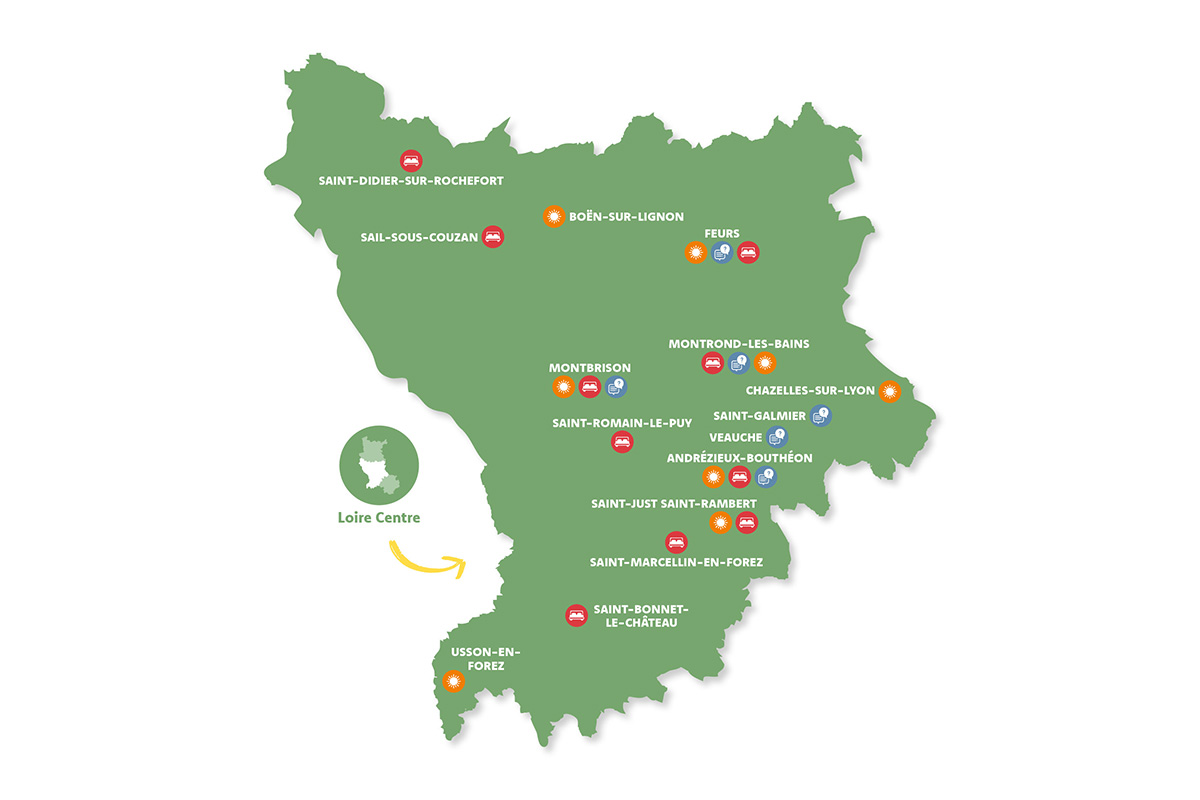 carte Loire centre