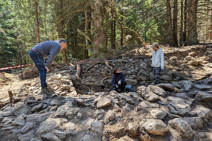 Christophe Mathevot et son équipe.