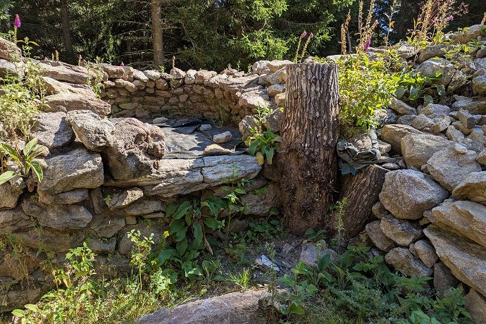 Le four à pain daté de l'An Mil et remarquablement bien conservé.