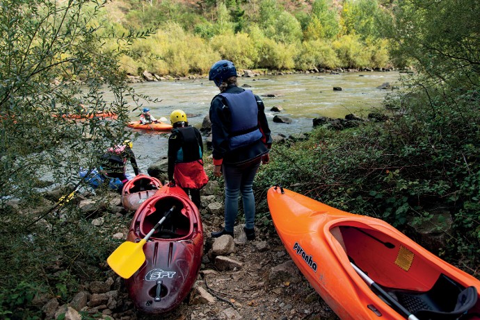 Canoë Kayak à la base nautique B2LF, à Saint-Just-Saint-Rambert I © AUUNA