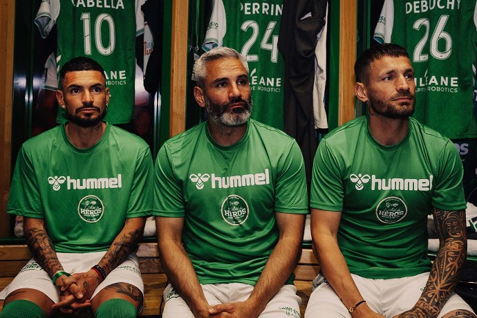 Rémy Cabella, Loïc Perrin, et Mathieu Debuchy, trois légendes vertes.