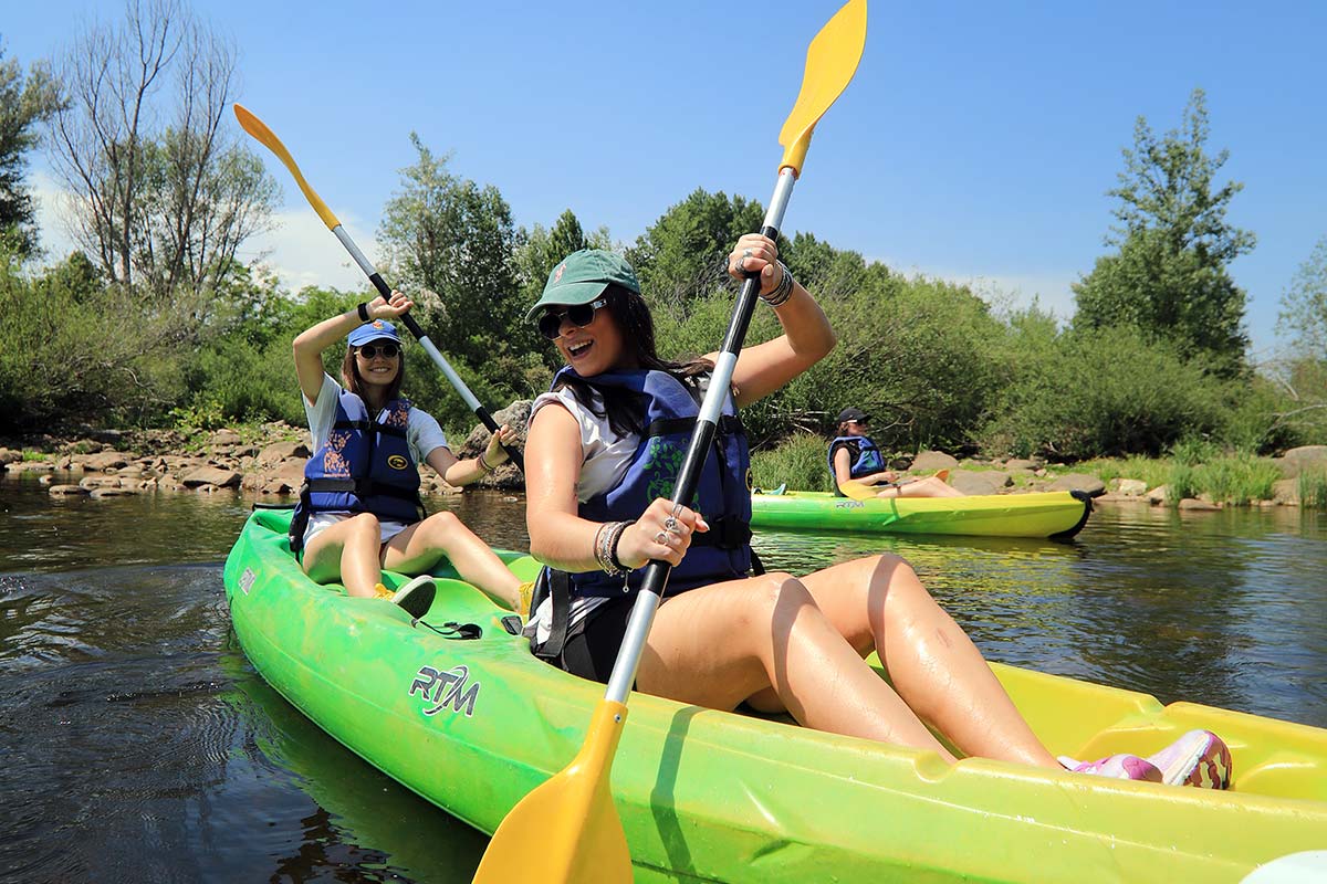 Kayak &agrave; St Just St Rambert